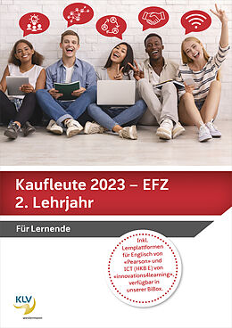 Blätter, zusammengeklebt Kaufleute 2023 - EFZ von Louis Maag, Roland Gschwend, Frederik Martin