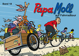 Fester Einband Papa Moll auf Fahrradtour von Jürg Lendenmann