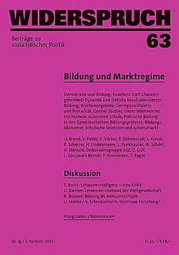 Paperback Widerspruch 63 von Eva Borst, Ulrich Brand, Peter Dehnbostel