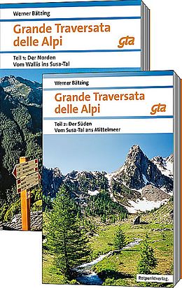 Paperback Grande Traversata delle Alpi Nord und Süd von Werner Bätzing