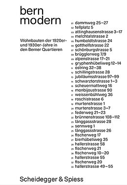 Kartonierter Einband Bern modern von Markus Jakob, Ulrich Loock, Yorick / Schnell, Dieter Ringeisen
