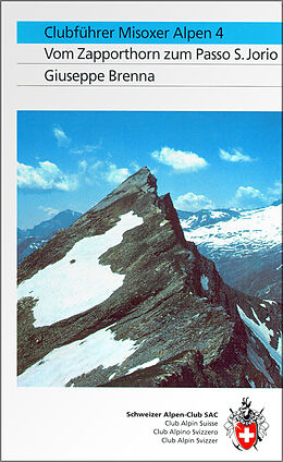 Fester Einband Clubführer Misoxer Alpen 4 von Giuseppe Brenna