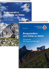 Kartonierter Einband Kombipaket Bergwandern und Alpinwandern von Hütte zu Hütte von David Coulin