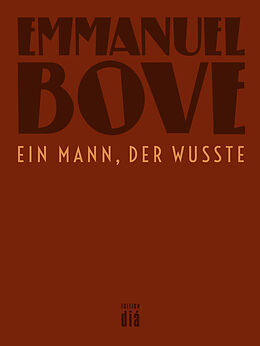 Paperback Ein Mann, der wusste von Emmanuel Bove