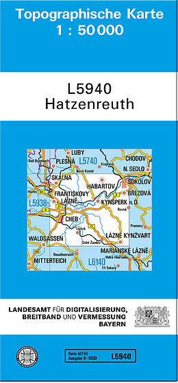 (Land)Karte TK50 L5940 Hatzenreuth von 