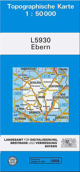 (Land)Karte TK50 L5930 Ebern von 