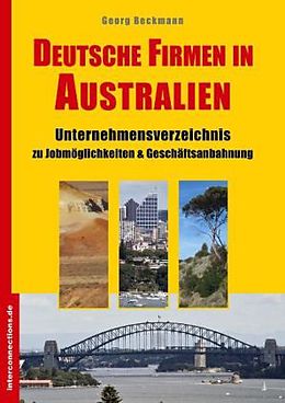Kartonierter Einband Deutsche Firmen in Australien von Georg Beckmann