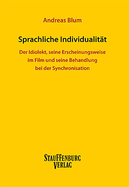 Kartonierter Einband Sprachliche Individualität von Andreas Blum