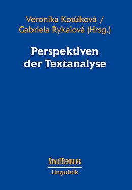 Kartonierter Einband Perspektiven der Textanalyse von 
