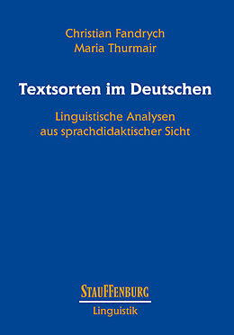 Kartonierter Einband Textsorten im Deutschen von Christian Fandrych, Maria Thurmair