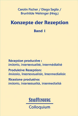 Kartonierter Einband Konzepte der Rezeption (Band 1) von 