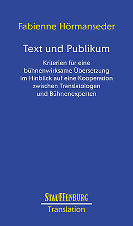 Kartonierter Einband Text und Publikum von Fabienne Hörmanseder