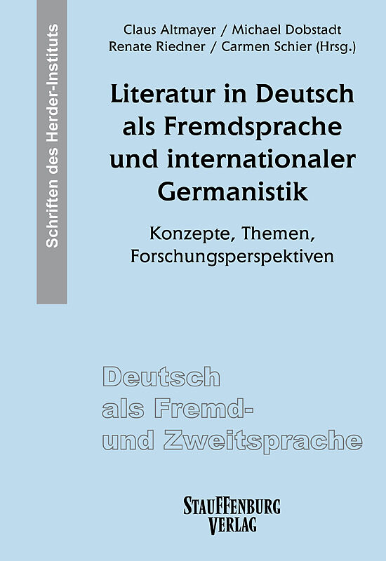Literatur in Deutsch als Fremdsprache und internationaler Germanistik