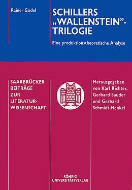 Kartonierter Einband Schillers "Wallenstein"-Trilogie von Rainer Godel