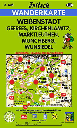 (Land)Karte Weißenstadt - von 