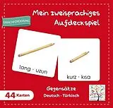Mein zweisprachiges Aufdeckspiel, Gegensätze Deutsch-Türkisch (Kinderspiel) Spiel