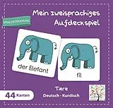 Mein zweisprachiges Aufdeckspiel, Tiere, Deutsch-Kurdisch (Kinderspiel) Spiel