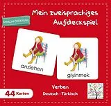 Mein zweisprachiges Aufdeckspiel, Verben Deutsch-Türkisch (Kinderspiel) Spiel