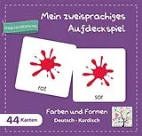Mein zweisprachiges Aufdeckspiel, Farben und Formen Deutsch-Kurdisch (Kinderspiel) Spiel