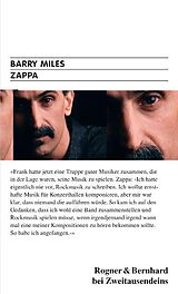Kartonierter Einband Frank Zappa von Barry Miles