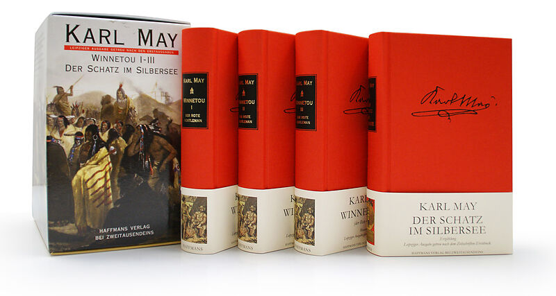 Winnetou 1 - Der rote Gentleman, Winnetou 2 - Der rote Gentleman, Winnetou 3 - Der rote Gentleman und Der Schatz im Silbersee