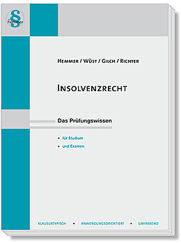 Kartonierter Einband Insolvenzrecht von Karl-Edmund Hemmer, Achim Wüst, Gilch