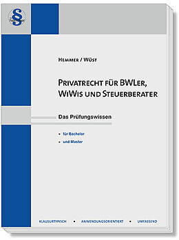 Kartonierter Einband PrivatR f. BWL'er, WiWi &amp; Steuerberater von Karl-Edmund Hemmer, Achim Wüst