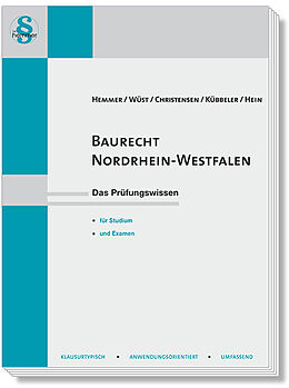 Kartonierter Einband Baurecht Nordrhein-Westfalen von Karl-Edmund Hemmer, Achim Wüst, Ralph Christensen