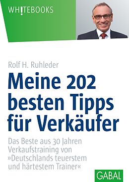E-Book (pdf) Meine 202 besten Tipps für Verkäufer von Rolf H. Ruhleder