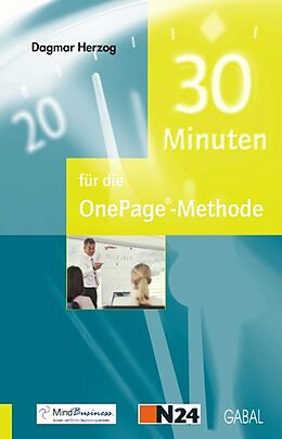 E-Book (pdf) 30 Minuten für die OnePage-Methode von Dagmar Herzog
