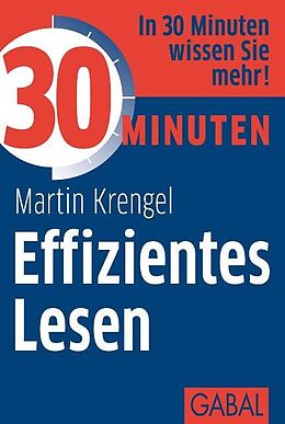 E-Book (pdf) 30 Minuten Effizientes Lesen von Martin Krengel