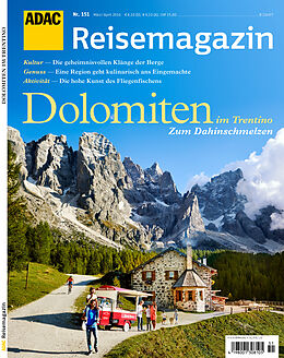 Kartonierter Einband ADAC Reisemagazin Trentiner Dolomiten von 