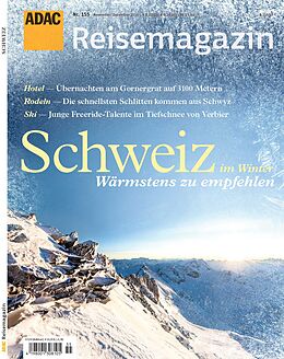 Kartonierter Einband ADAC Reisemagazin Schweiz von 