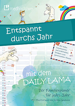 Spiralbindung Daily Lama Familienplaner von Saskia Gaymann