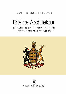 Kartonierter Einband Erlebte Architektur von Georg F. Kempter