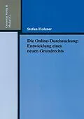 E-Book (pdf) Die Online-Durchsuchung von Stefan Holzner