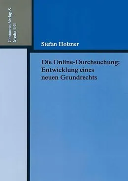 E-Book (pdf) Die Online-Durchsuchung von Stefan Holzner
