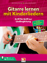 Wolfgang Hering Notenblätter Gitarre lernen mit Kinderliedern (+App)
