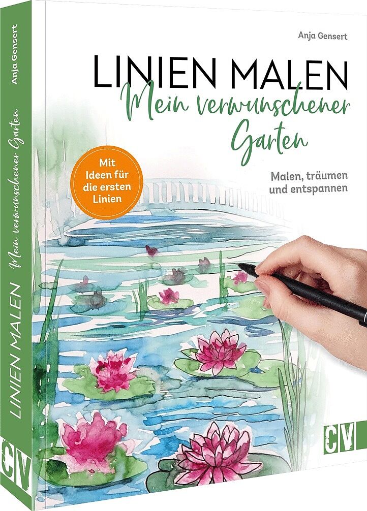 Linien malen  Mein verwunschener Garten