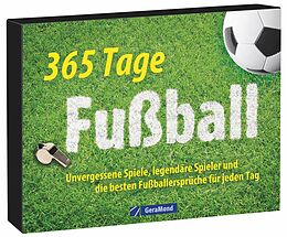 Kartonierter Einband Tischaufsteller - 365 Tage Fußball von Felix Meininghaus