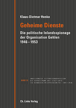 E-Book (epub) Geheime Dienste von Klaus-Dietmar Henke