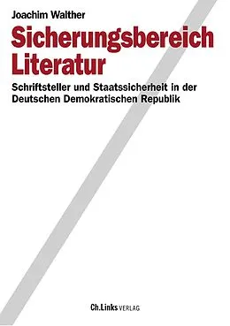 E-Book (epub) Sicherungsbereich Literatur von Joachim Walther