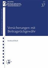 E-Book (pdf) Versicherungen mit Beitragsrückgewähr von Burkhard Disch
