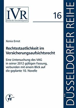 E-Book (pdf) Rechtsstaatlichkeit im Versicherungsaufsichtsrecht von Xenia Ernst