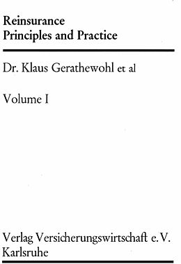 eBook (pdf) Reinsurance - Principles and Practice de Klaus Gerathewohl