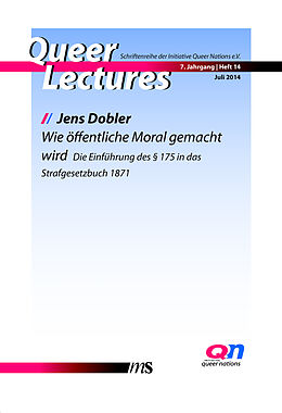 E-Book (epub) Wie öffentliche Moral gemacht wird von Jens Dobler