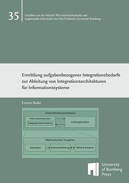 Kartonierter Einband Ermittlung aufgabenbezogener Integrationsbedarfe zur Ableitung von Integrationsarchitekturen für Informationssysteme von Florian Bader