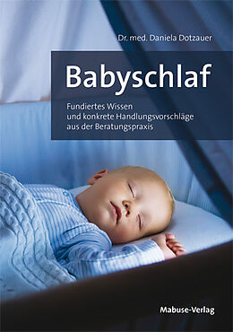 Kartonierter Einband Babyschlaf von Daniela Dotzauer