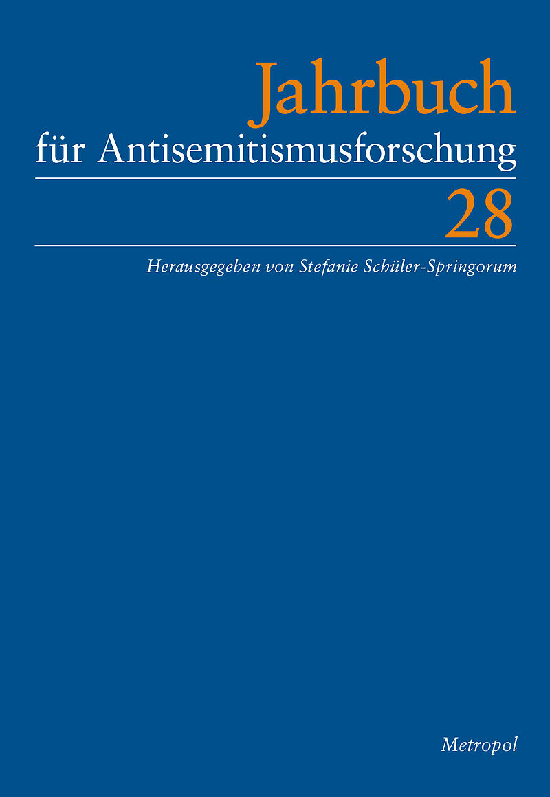 Jahrbuch fur Antisemitismusforschung 28 (2019)