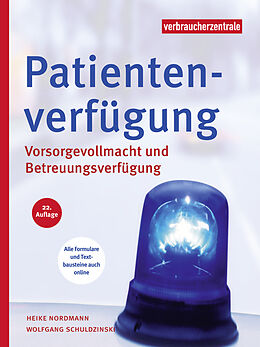 E-Book (pdf) Patientenverfügung von Heike Nordmann, Wolfgang Schuldzinski